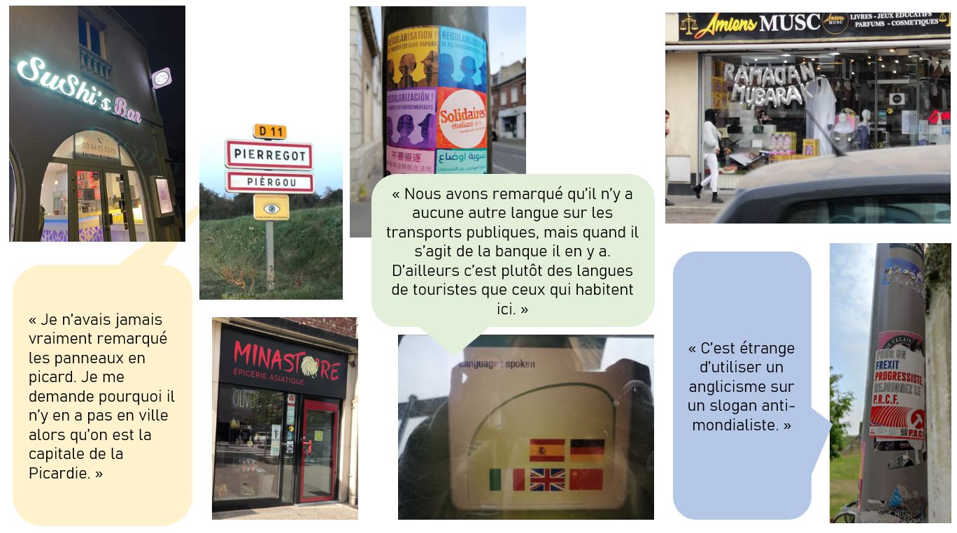 Collection commentée de paysages linguistiques